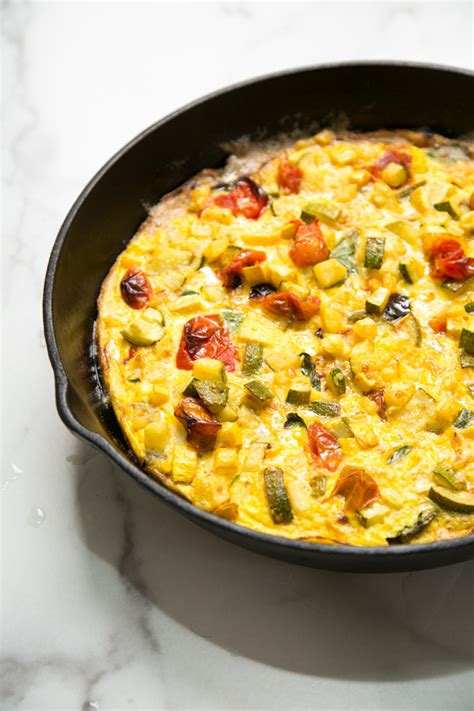 Oven Baked Zucchini Frittata Low Fodmap