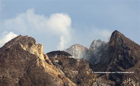 Merapi Volcano Photos Of The New 2018 Lava Dome Øystein Lund