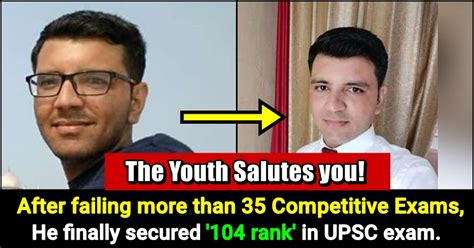 Meet IAS Vijay Wardhan Who Failed In 35 Exams Then 47 OFF