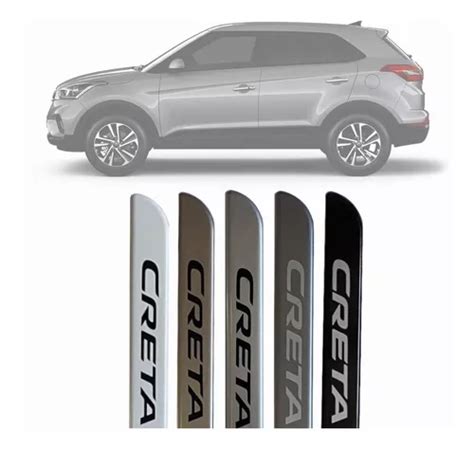 Jogo De Friso Lateral Hyundai Creta Todas As Cores Originais