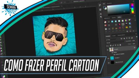 Como Fazer Logo Perfil Estilo Cartoon Com Caricatura Photoshop