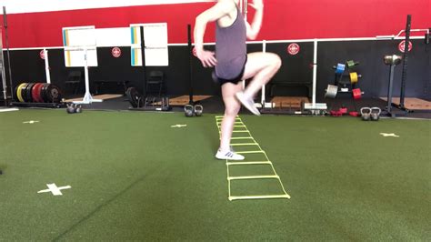 Ladder Drills Lateral High Knee Run Youtube