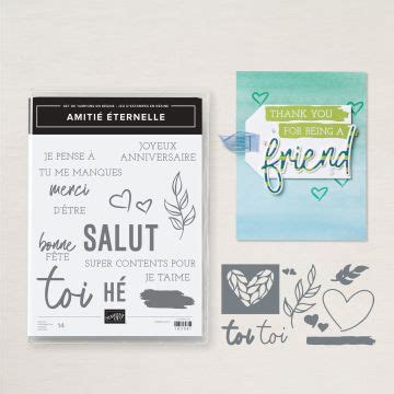 Lot de tampons et de poinçons Amitié éternelle de Stampin Up