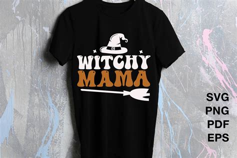 Witchy Mama Svg Retro Halloween Graphic By Lmy · Creative Fabrica