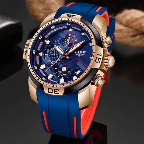 Lige New Mens Watches Top Luxury Brand Men Unique Sports Watch Men S