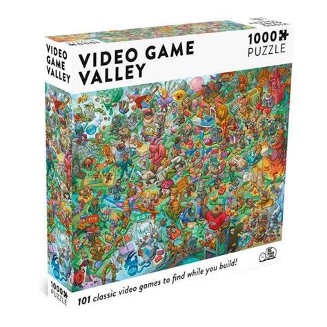 Big Potato Games Video Game Valley 1000 Piece Jigsaw Game On