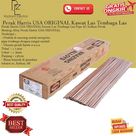 Jual Perak Harris Usa Original Kawat Las Tembaga Las Pipa Ac Kulkas