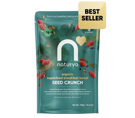 Naturya Organic Breakfast Boost Seed Crunch Thrive