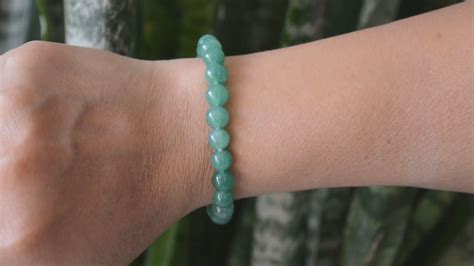 Green Aventurine Certified Bracelet Video Youtube