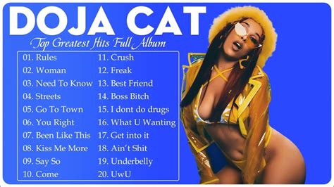 Doja Cat Greatest Hits Full Album 2022 Top 30 Best Songs Of Doja Cat 2022 Hq Youtube