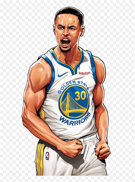 Profile Art Stephen Curry Nba Heroes Wanted Png Transparent Png Is