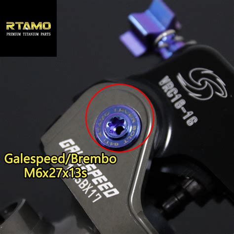 Rtamo Titanium Gr Galespeed Pump Gold Latch Bolt Brembo Italy Rcs Cc