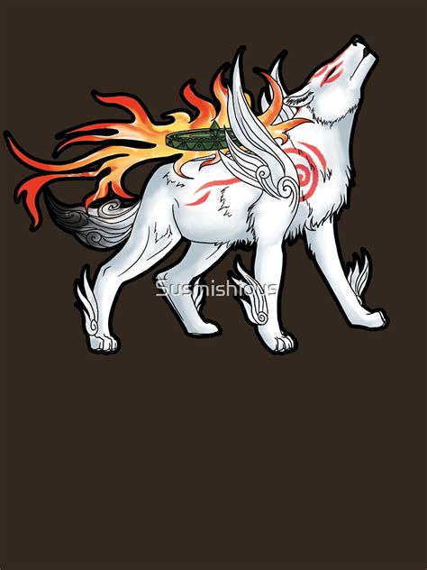 Amaterasu Okami T Shirt For Sale By Susmishious Redbubble Okami