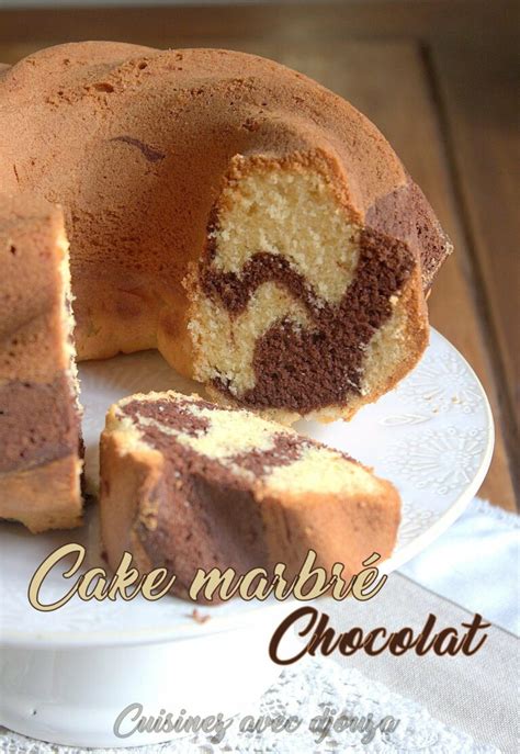 Marbr Chocolat En Poudre Et Vanille Cake Facile