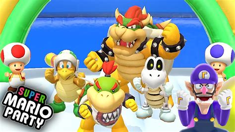 Super Mario Party River Survival Bowser Bowser Jr Hammer Bro And Dry