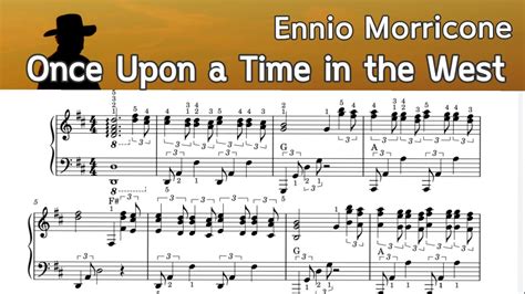 Once Upon A Time In The West Piano Sheet Music Ennio Morricone By