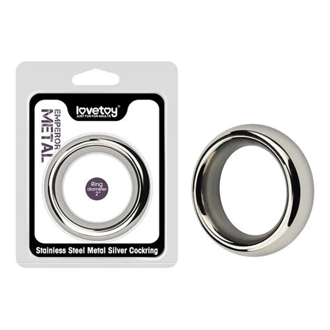Aliexpress Buy Lovetoy 2 Stainless Steel Metal Silver Cockring Dildo Penis Teaser Ring