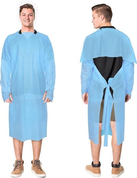 Dropship Amz Medical Supply Isolation Gowns X Large 45 Inch Pack Of 10