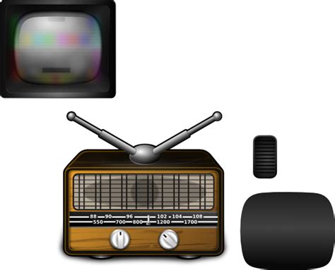 Radio And Television Clip Art At Vector Clip Art Online