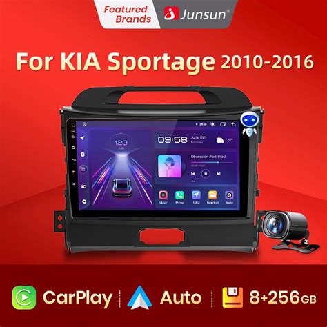 V Pro Ai Voice Din Android Auto Radio For Kia Sportage