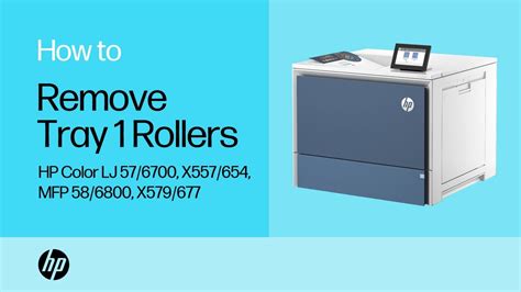 Remove Tray Rollers Hp Color Laserjet X Mfp