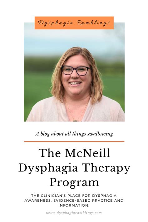 Improve Swallowing With Mcneill Dysphagia Therapy Program