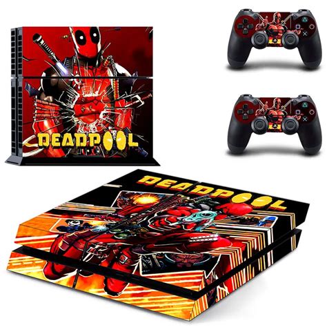 Marvel Deadpool PS4 Vinyl Skins Sticker Of Destiny For Sony PS4