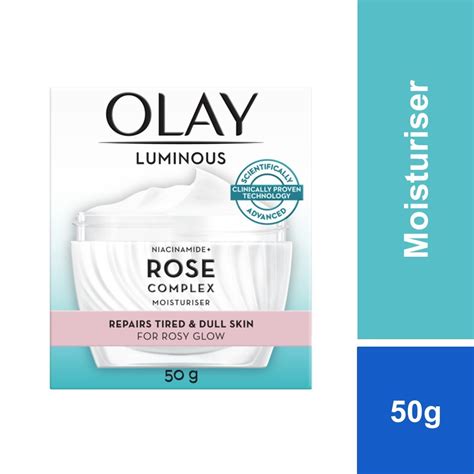 OLAY Luminous Niacinamide Rose Complex Moisturiser 50g Repairs And