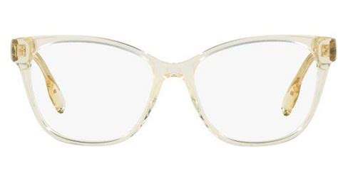 Burberry Be2345 Female Eyeglasses In Yellow Lyst Uk