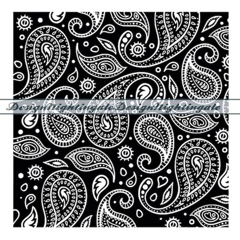 Seamless Bandana Pattern SVG PNG Transparent Etsy