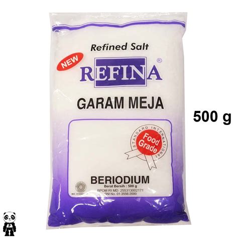 Jual Refina Refined Salt Garam Meja Beriodium 500g Garam Refina