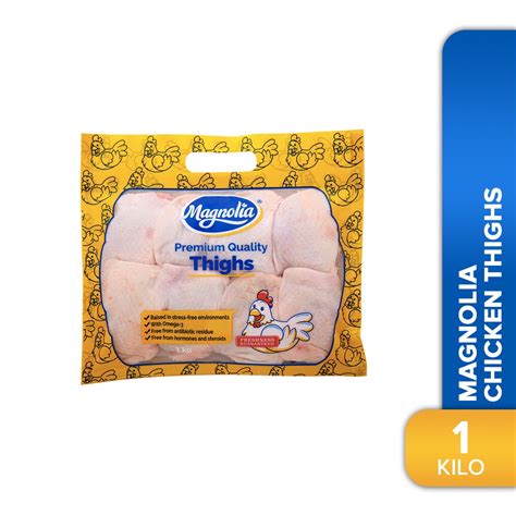 Magnolia Chicken Premium Quality Chicken Thighs 1kg Shopee Philippines