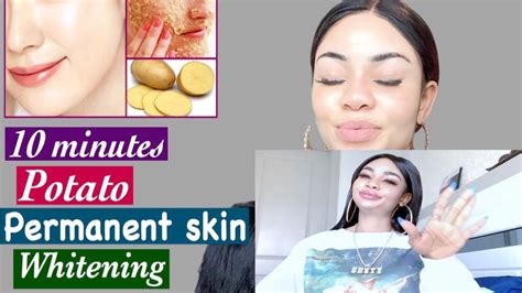 Skin Whitening Potato Facial Bleach Diy Home Remedy Minutes Skin