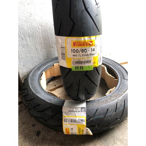 Jual Sepasang Paket Ban Pcx Pirelli Diablo Rosso Sport Ukuran 100 80 14