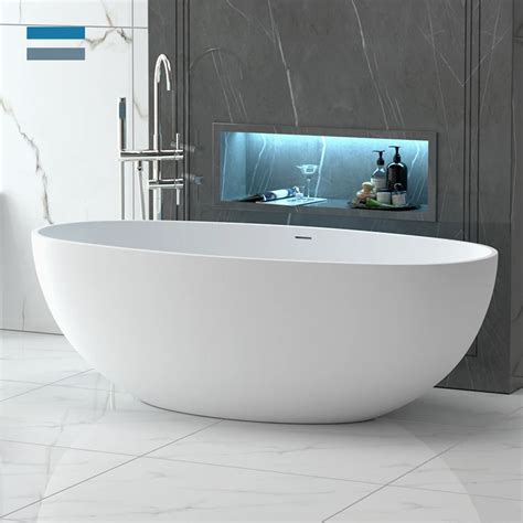 Freestanding Bathtub Acrylic Easy Maintain Solid Surface Bath Tub Sale