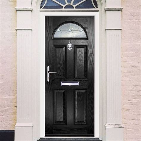 External Virtuoso Chilton One Mezanno Composite Door Shown In Black