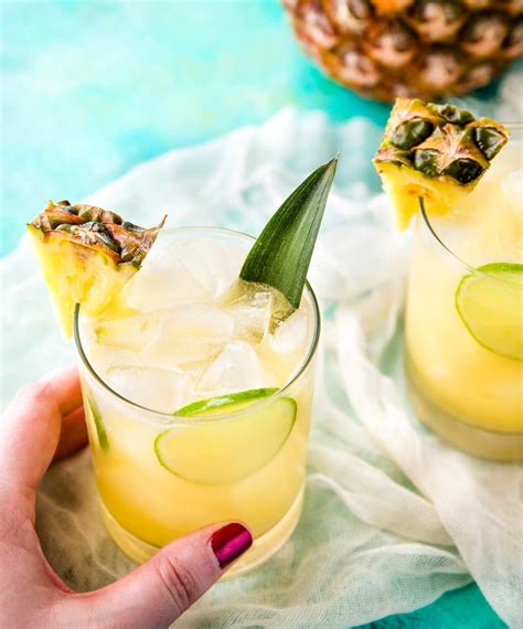 This Tropical Pineapple Coconut Rum Punch Is Sweet And A Perfect Drink