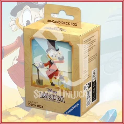 Disney Lorcana Tcg Scrooge Mcduck Deck Box Official Ravensburger Ebay