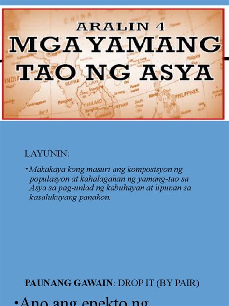 Yamang Tao NG Asya | PDF