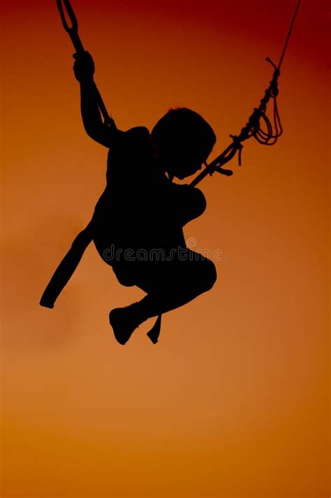 Bungee Jump Stock Photo Image Of Silhouette Streaks 40529474