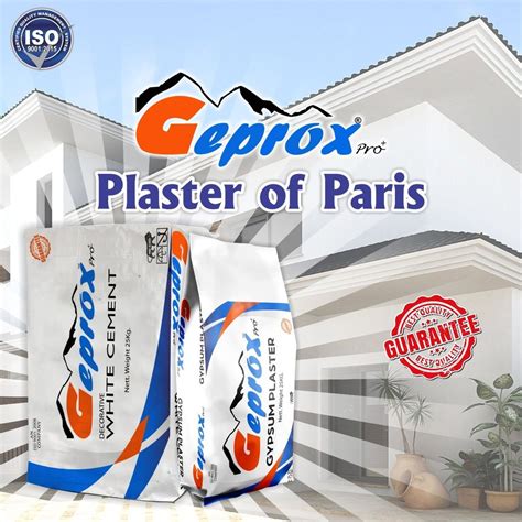 Gyprox Gypsum Powder Plaster Of Paris Pop Grade Standard A Grade