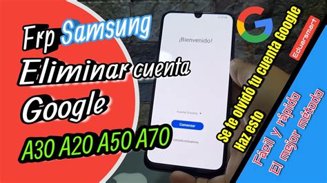 Super F Cil Eliminar Cuenta Google Samsung A A A A Android