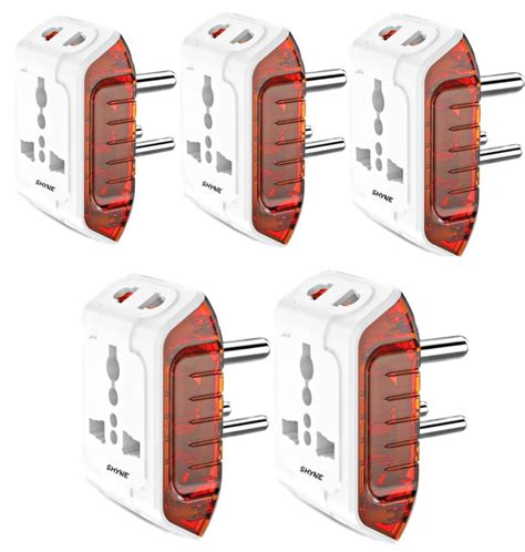 Buy Kavana Shyne 3 Pin Socket Multi Plug Travel Plug Adapter 6a