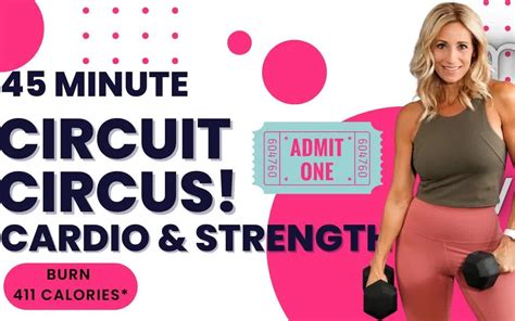 Tracy Steen Minute Circuit Circus Cardio And Strength Workout