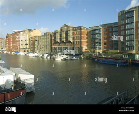 Bristol Uk Bristol Docks Area With Victorian Warehouse Conversions New