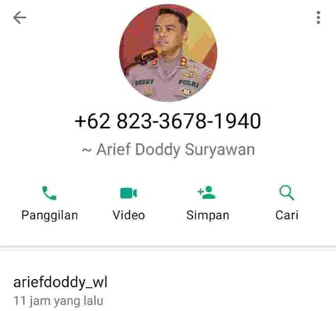 Nama Dan Foto Kapolres Bone Akbp Arief Doddy Suryawan Dicatut Waspada