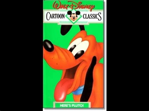 Opening And Closing To Walt Disney Cartoon Classics Here S Pluto