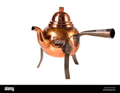 Old Copper Coffee Pot Stock Photo Alamy