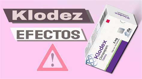 Klodez Para Que Sirve Clonazepam Dosis Para Dormir Efectos