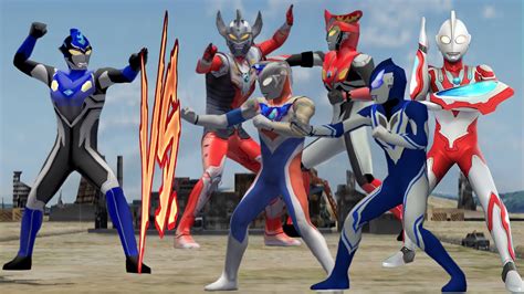 Ultraman Rb Blu Vs Ultraman Rosso Decker Taro Geed Acro Smasher